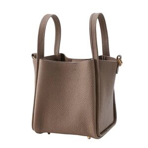 Loro piana vibe Brown Pebbled Leather Tote Bag - Women's Shoulder Bag